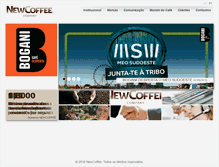 Tablet Screenshot of newcoffee.pt